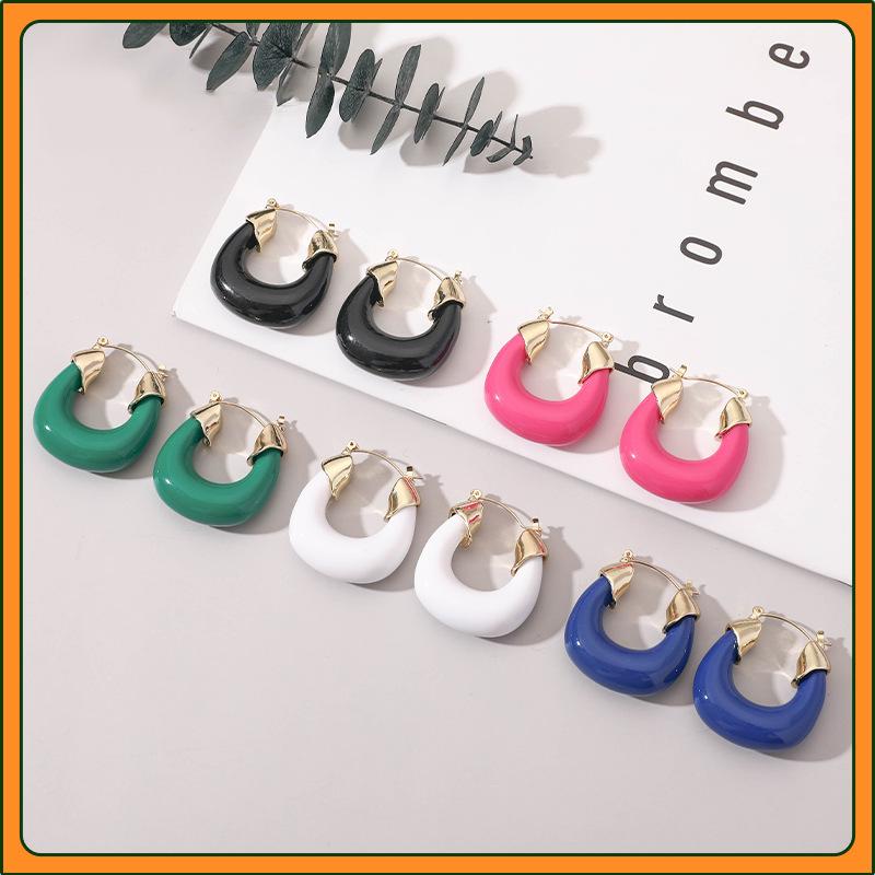 Hoop & Huggie 2021 Summer Korean Trendy Retro Colorful Transparent Resin Metal Simple Personality Fashion Drop Earrings For Women Accessorie
Hoop & Huggie 2021 Summer Korean Trendy Retro Colorful Transparent Resin Metal Simple Personality Fashion Drop Earrings For Women Accessorie