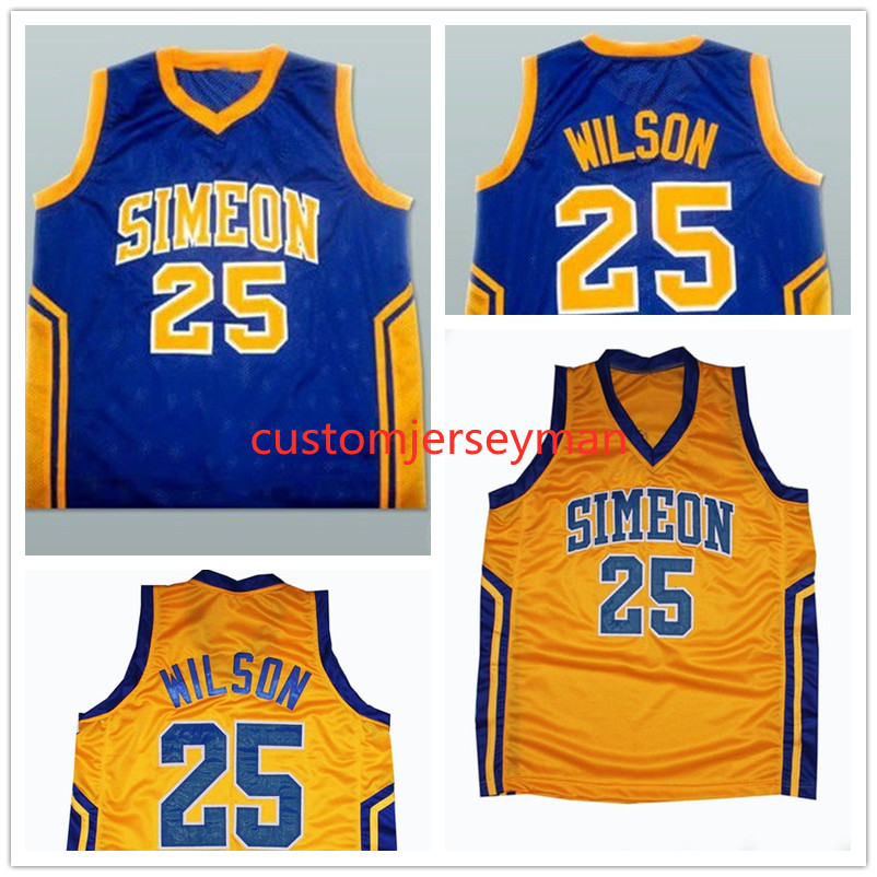 basketball jersey#25 Ben Wilson Simeon High School Basketball Jersey Mens Stitched Custom made size S-5XL, Black 
basketball jersey#25 Ben Wilson Simeon High School Basketball Jersey Mens Stitched Custom made size S-5XL, Black