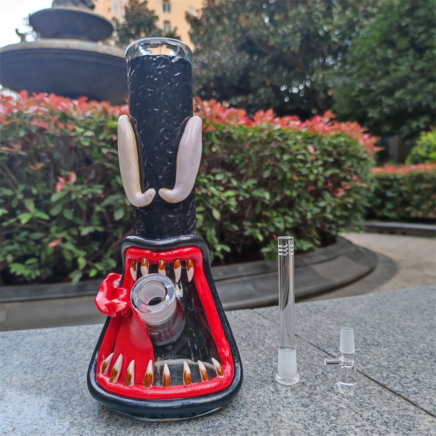 32CM 13 Inch Hookah Hand Painting Screaming Monster Glass Bong 9mm Thickness Water Pipe Bongs Beaker Fast Shiping
32CM 13 Inch Hookah Hand Painting Screaming Monster Glass Bong 9mm Thickness Water Pipe Bongs Beaker Fast Shiping