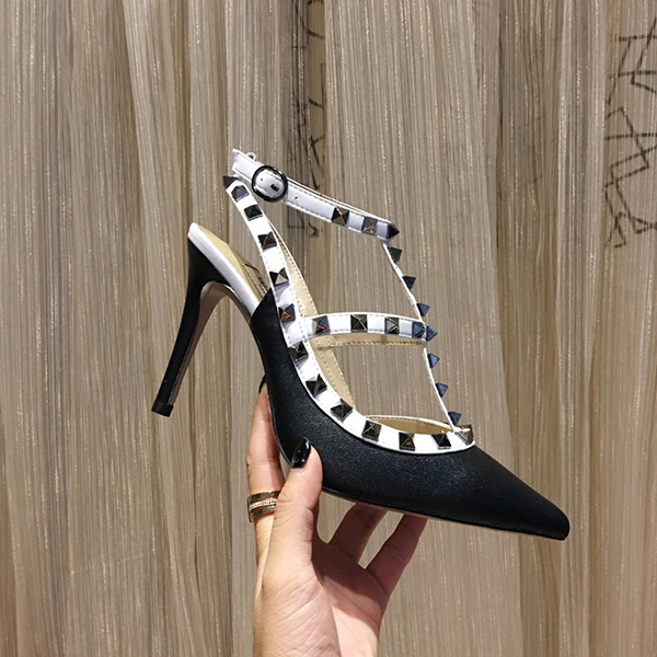 Fashion Pointed Toe Strap Women Studded Strappy Dress Shoes slippers slides sandalwith Studs highs heels matte Leather rivets Sandals valentine high heel Shoe, 20
Fashion Pointed Toe Strap Women Studded Strappy Dress Shoes slippers slides sandalwith Studs highs heels matte Leather rivets Sandals valentine high heel Shoe, 20
