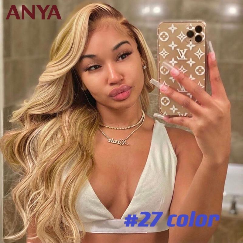Anya HD Lace Honey Blonde 13X4 Lace Frontal Wig Body Wave Human Hair Wig Peruvian Remy Hair Pre Plucked For Black Women, Natural color
Anya HD Lace Honey Blonde 13X4 Lace Frontal Wig Body Wave Human Hair Wig Peruvian Remy Hair Pre Plucked For Black Women, Natural color