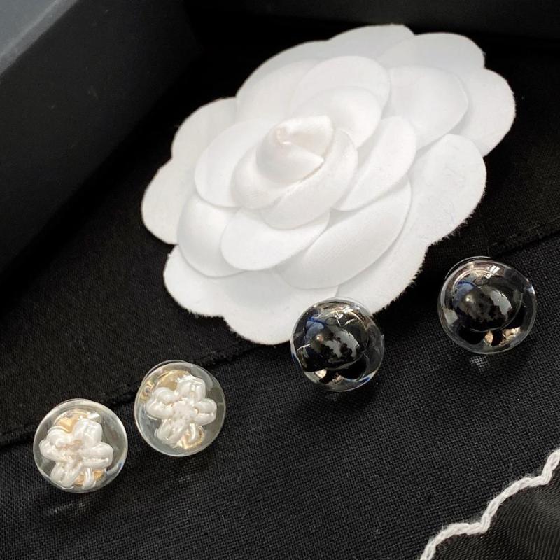 Stud Brand Fashion Pearl Jewelry Black White Earrings Acrylic Round Camellia Flower Design Wedding Party
Stud Brand Fashion Pearl Jewelry Black White Earrings Acrylic Round Camellia Flower Design Wedding Party