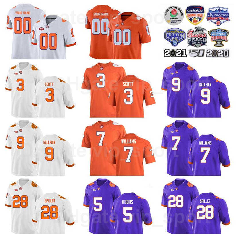 NCAA College Football 7 Mike Williams Jersey Man Clemson Tigers 28 CJ Spiller 9 Wayne Gallman 3 Artavis Scott 5 Tee Higgins 10 Tajh Boyd, Purple
NCAA College Football 7 Mike Williams Jersey Man Clemson Tigers 28 CJ Spiller 9 Wayne Gallman 3 Artavis Scott 5 Tee Higgins 10 Tajh Boyd, Purple