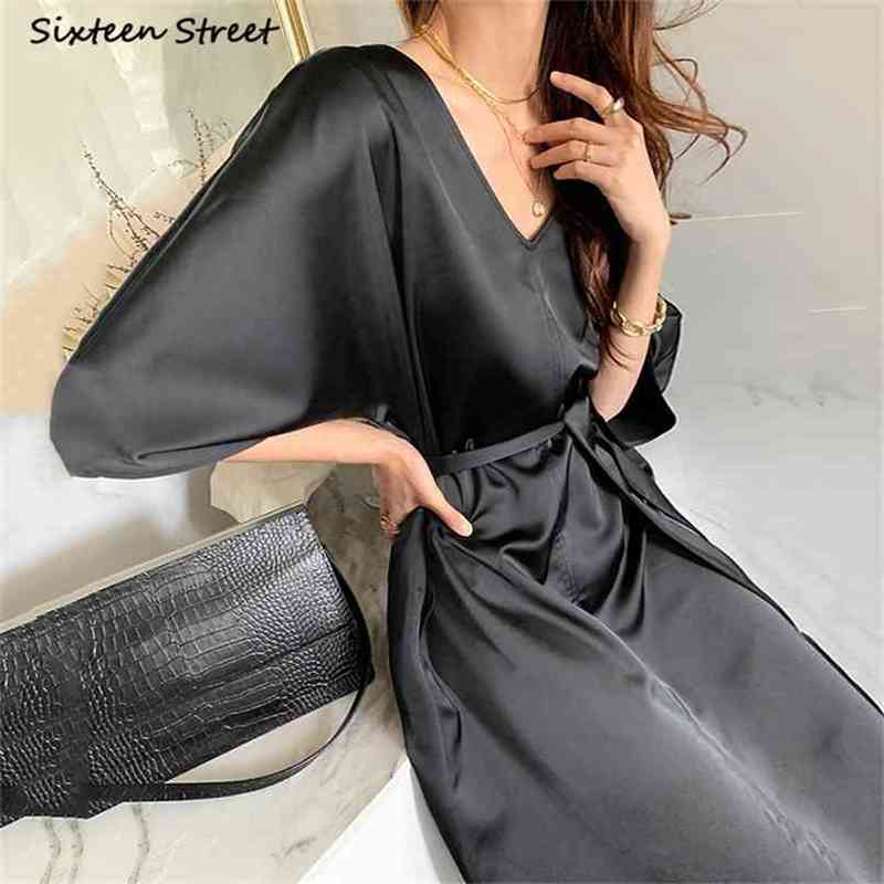 V-neck Gloss Dress Woman Vintage Elegant Summer Bodycon Female High Waist Black Apricot Business Clothing 210603, Brown
V-neck Gloss Dress Woman Vintage Elegant Summer Bodycon Female High Waist Black Apricot Business Clothing 210603, Brown