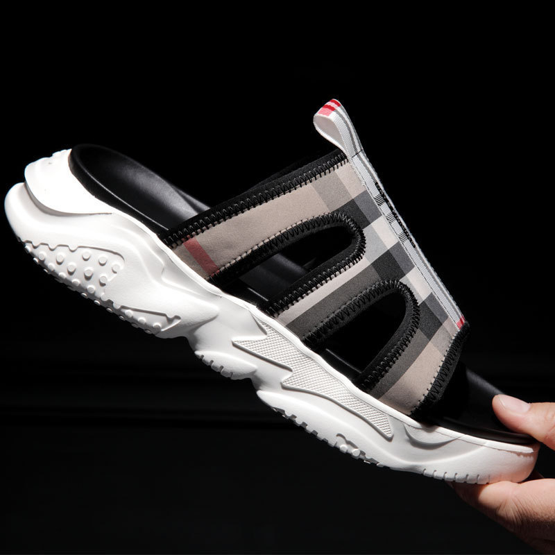 men's fashion Plaid clothes, Slippers sandals, thick soles and soft AKY4, 1# shoe box
men's fashion Plaid clothes, Slippers sandals, thick soles and soft AKY4, 1# shoe box