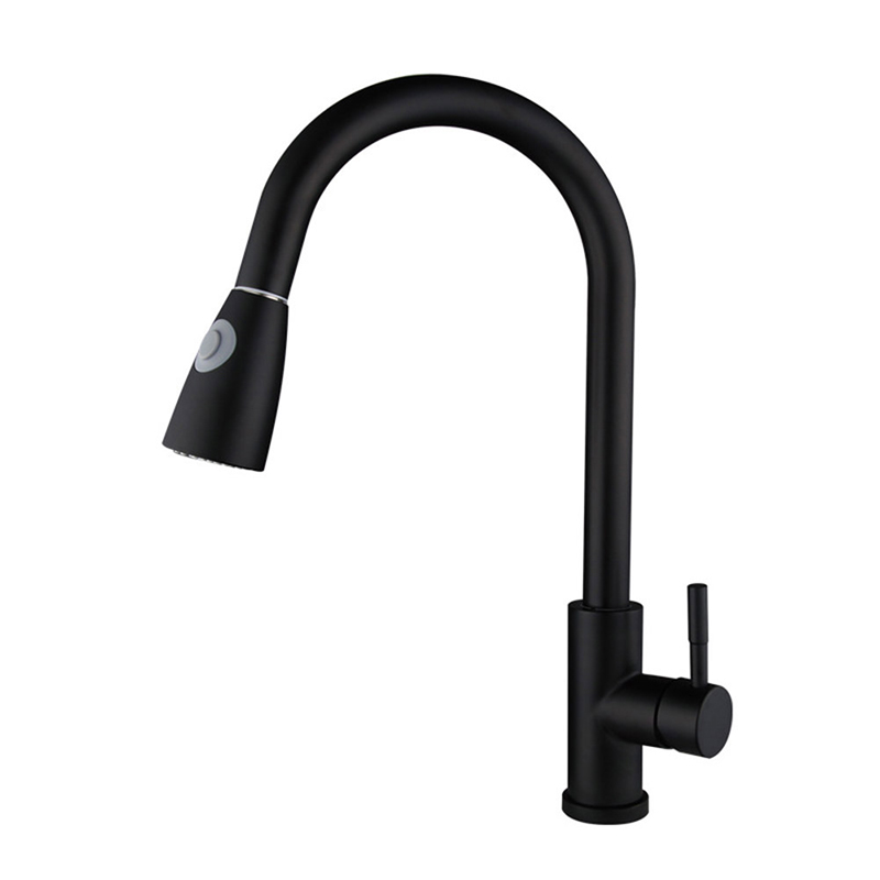 Kitchen Sink Faucets with Pull Down Sprayer Silver Black Stainless Steel Single Hole Handle Multifunction Rotation Mixer Taps
Kitchen Sink Faucets with Pull Down Sprayer Silver Black Stainless Steel Single Hole Handle Multifunction Rotation Mixer Taps