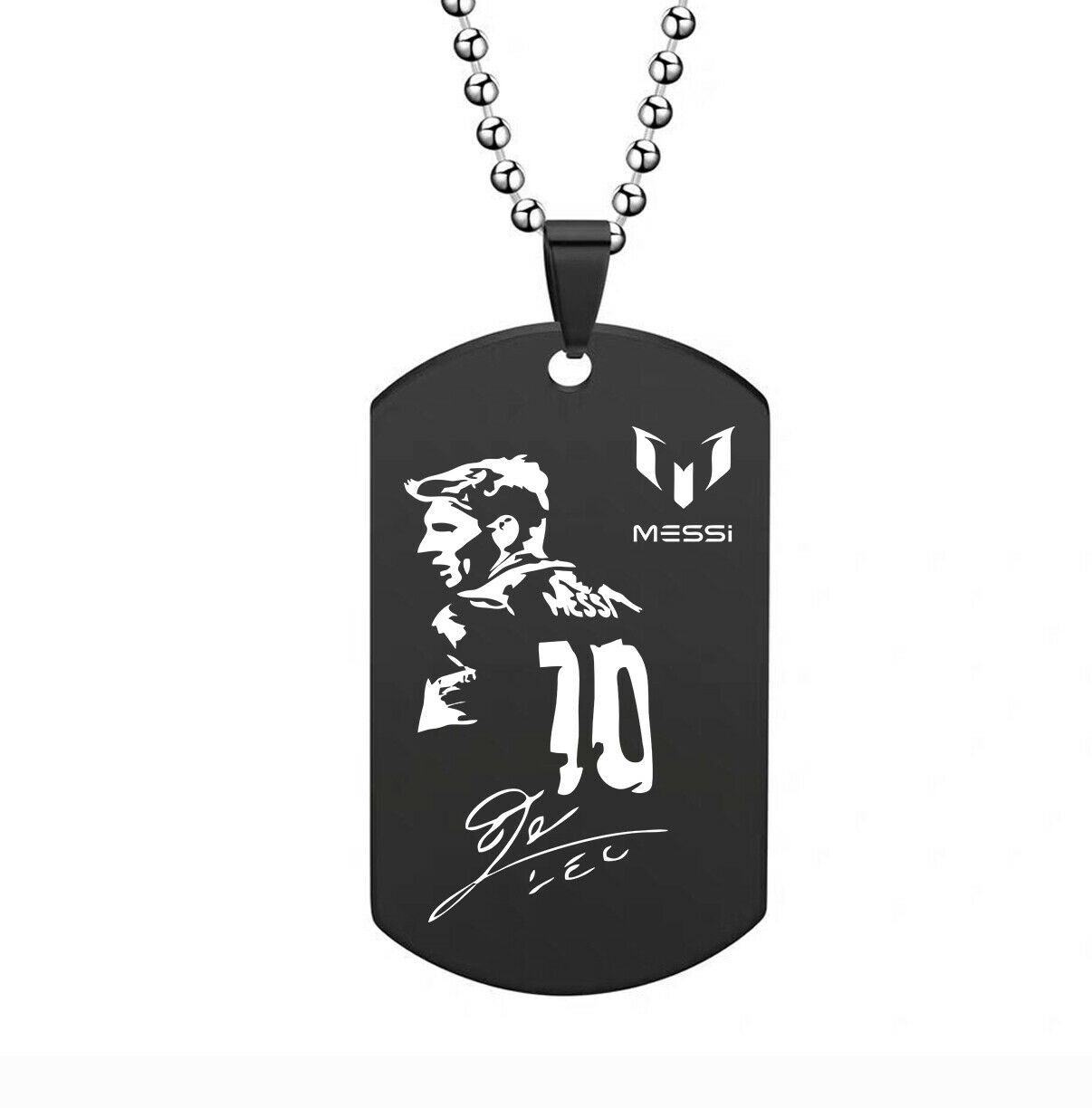 Football Star Lionel Messi Stainless Steel Pendant With 23" Silver Chain Necklace Gifts
Football Star Lionel Messi Stainless Steel Pendant With 23" Silver Chain Necklace Gifts