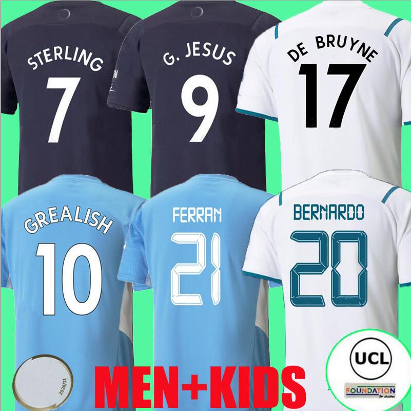 21 22 GREALISH soccer jersey STERLING mANchesTEr FERRAN MAHREZ DE BRUYNE foden 2021 2022 football shirts MAN uniform men + kids sets RÚBEN CITY kits G.JESUS top thailand, Third player version
21 22 GREALISH soccer jersey STERLING mANchesTEr FERRAN MAHREZ DE BRUYNE foden 2021 2022 football shirts MAN uniform men + kids sets RÚBEN CITY kits G.JESUS top thailand, Third player version