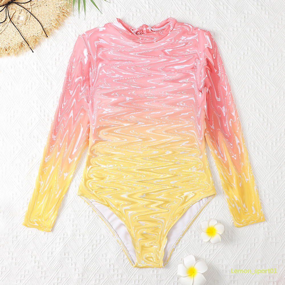 Lemon One Piece Mesh Long Sleeve Ladies Swimwear Designer Letter Print Women' Bikini Summer Swimsuit 01, Dust bag
Lemon One Piece Mesh Long Sleeve Ladies Swimwear Designer Letter Print Women' Bikini Summer Swimsuit 01, Dust bag