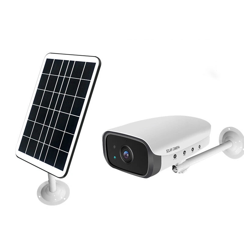 2MP Wifi Solar Surveillance Camera Home HD 1080P Night Vision Two-way Intercom Wireless Surveillance Monitor 2021