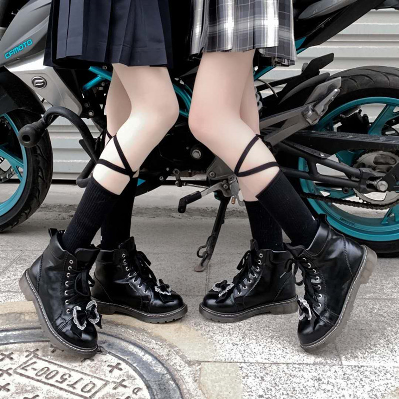Winter of High Quality Shoes Bow Women Martins Fashion Women's Gothic Cosplay Anime Rentals Up to Goth Girl Lolita Ankle Boots 0xoe, Black
Winter of High Quality Shoes Bow Women Martins Fashion Women's Gothic Cosplay Anime Rentals Up to Goth Girl Lolita Ankle Boots 0xoe, Black