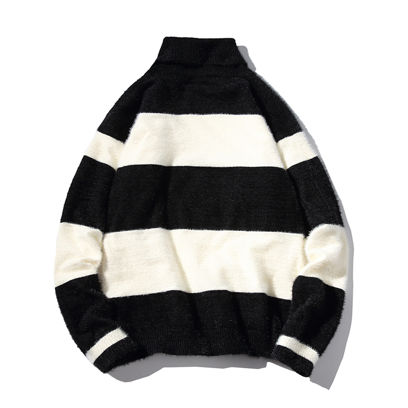 2021 New Fashion Striped Mens Thin Wool Comfortable Knitted Sweater Men Youthful Vitality Turtleneck Pullover Dfjn, Black
2021 New Fashion Striped Mens Thin Wool Comfortable Knitted Sweater Men Youthful Vitality Turtleneck Pullover Dfjn, Black