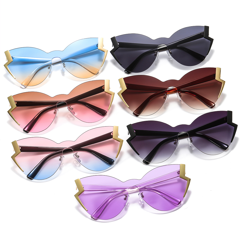The new style Qin Lan glasses European and American fashion star sunglasses, personalized trim and colorful one-piece sunglasses 8218
The new style Qin Lan glasses European and American fashion star sunglasses, personalized trim and colorful one-piece sunglasses 8218