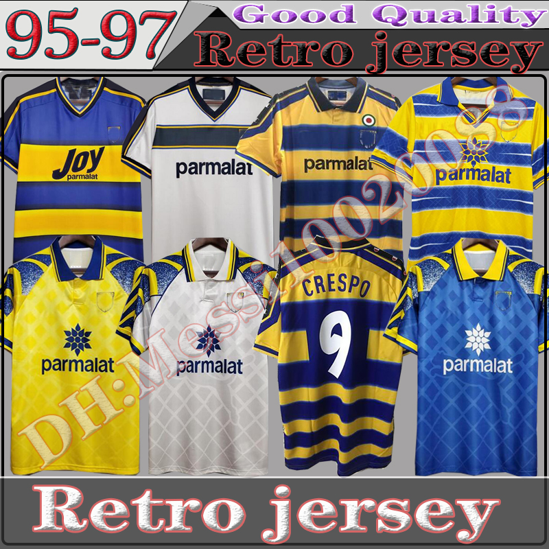 TOP Retro Parma Maglia Classic Vintage soccer jerseys 1995 1996 1997 1998 1999 2000 2001 2002 2003 CRESPO ZOLA CANNAVARO THURAM NAKATA, Black;yellow
TOP Retro Parma Maglia Classic Vintage soccer jerseys 1995 1996 1997 1998 1999 2000 2001 2002 2003 CRESPO ZOLA CANNAVARO THURAM NAKATA, Black;yellow