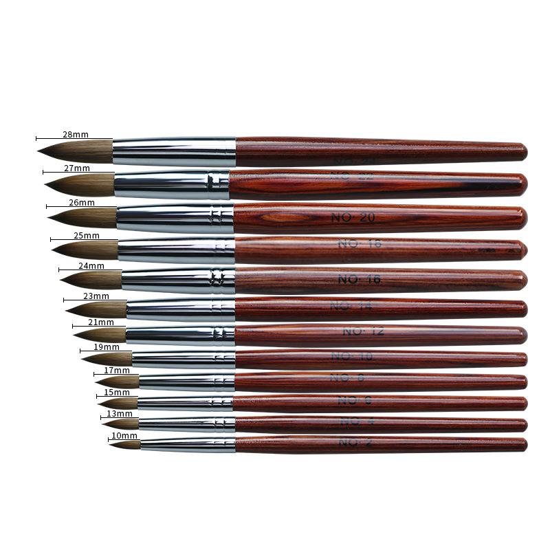 Nail Brushes 12 Styles Pure 100% Kolinsky Sable Acrylic Brush UV Gel Carving Liquid Powder Crystal Pen DIY Nails Art Manicure Tool
Nail Brushes 12 Styles Pure 100% Kolinsky Sable Acrylic Brush UV Gel Carving Liquid Powder Crystal Pen DIY Nails Art Manicure Tool
