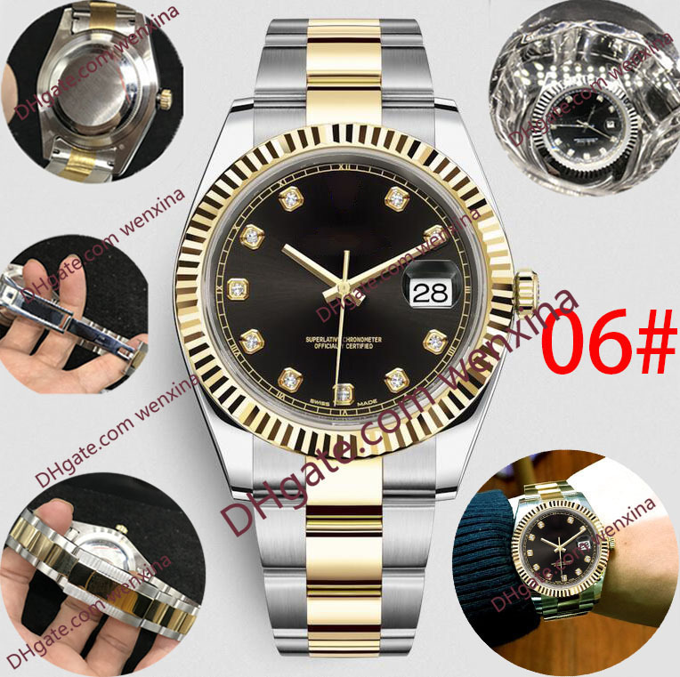 20Deluxe automatic 2813 Mechanical watch Men Big Magnifier 41mm Stainless steel Diamond solid Clasp President Mens Watches Male Wristwatches, 01
20Deluxe automatic 2813 Mechanical watch Men Big Magnifier 41mm Stainless steel Diamond solid Clasp President Mens Watches Male Wristwatches, 01