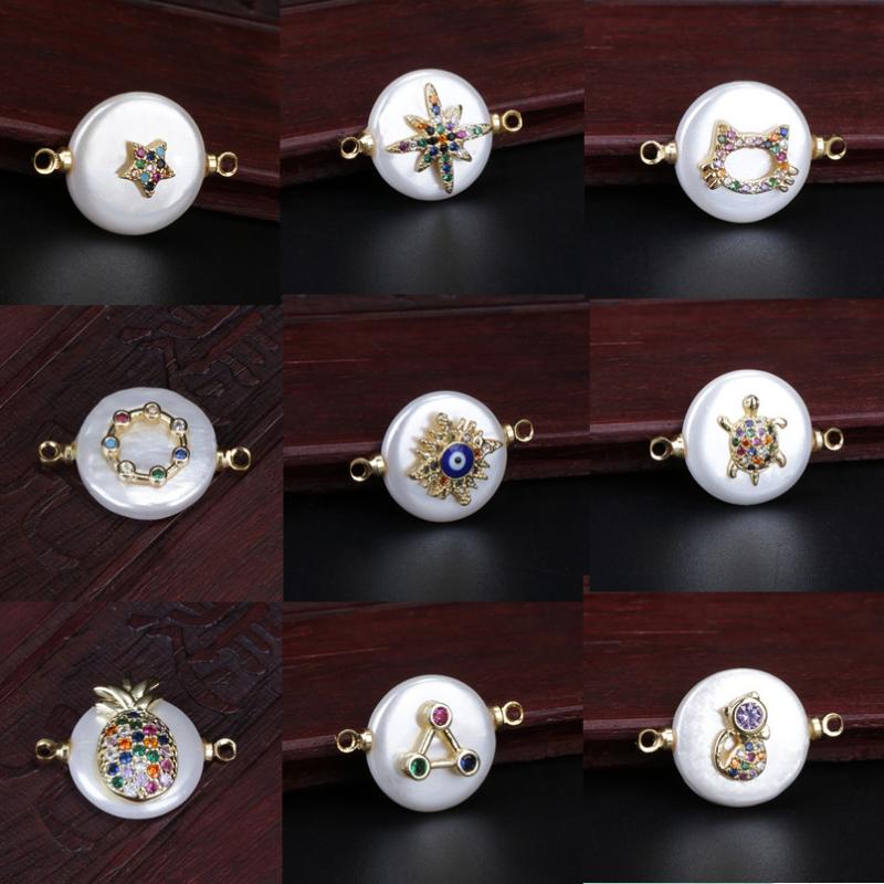 Other Rainbow Cz Crystal Paved Multiple Patterns Tiny Gold Charm Round Disc Shell Pearl Connector Bead Charms For Bracelet
Other Rainbow Cz Crystal Paved Multiple Patterns Tiny Gold Charm Round Disc Shell Pearl Connector Bead Charms For Bracelet