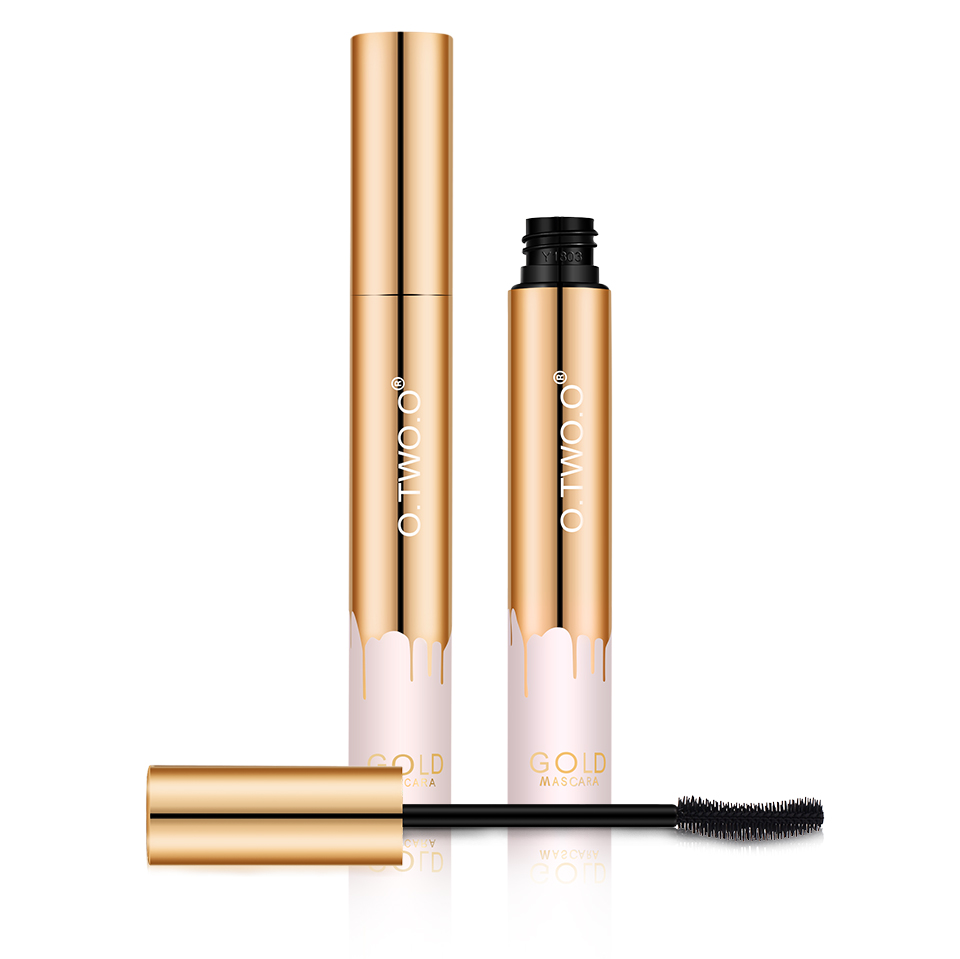 

3D Mascara Lengthening Black Lash Eyelash Extension Eye Lashes Brush Beauty Makeup Long-wearing Gold Color