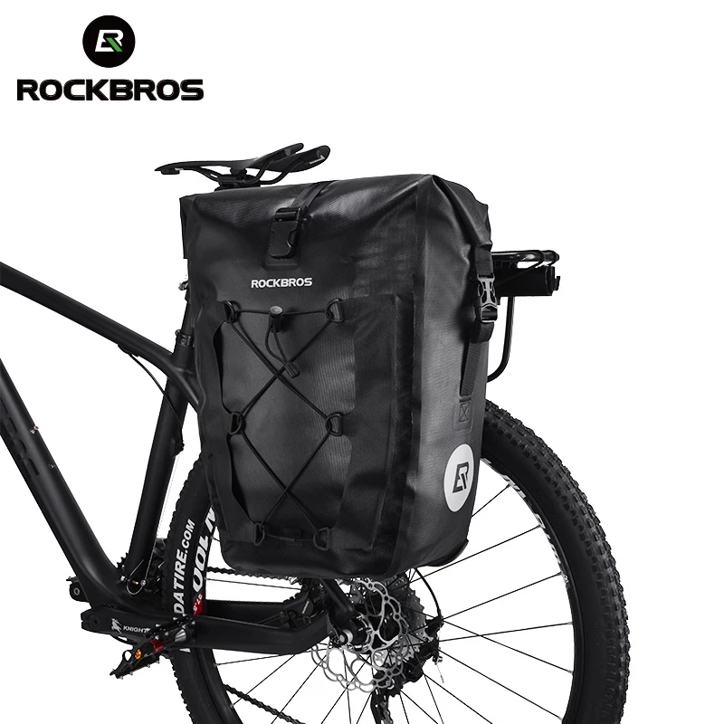 ROCKBROS Full Waterproof Bike Bag 27L Travel Bicycle Bags Bikes Rear Rack Tail Seat Trunk Pouch Cycling Pannier, Black
ROCKBROS Full Waterproof Bike Bag 27L Travel Bicycle Bags Bikes Rear Rack Tail Seat Trunk Pouch Cycling Pannier, Black