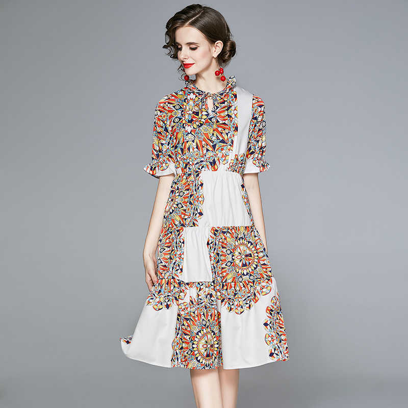 Autumn Women Bohemian Floral Print Dresses Fashion Elegant Slim Female Half Sleeve Casual A-Line Beach Dress Vestidos 210525, Picture color
Autumn Women Bohemian Floral Print Dresses Fashion Elegant Slim Female Half Sleeve Casual A-Line Beach Dress Vestidos 210525, Picture color