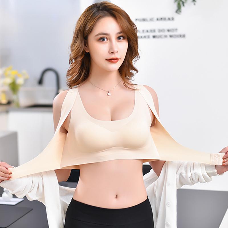 Camisoles & Tanks Push-up Underwear Bras Women Posture Corrector No-rims Shockproof For Sujetadores Para Mujeres 2021, Black
Camisoles & Tanks Push-up Underwear Bras Women Posture Corrector No-rims Shockproof For Sujetadores Para Mujeres 2021, Black