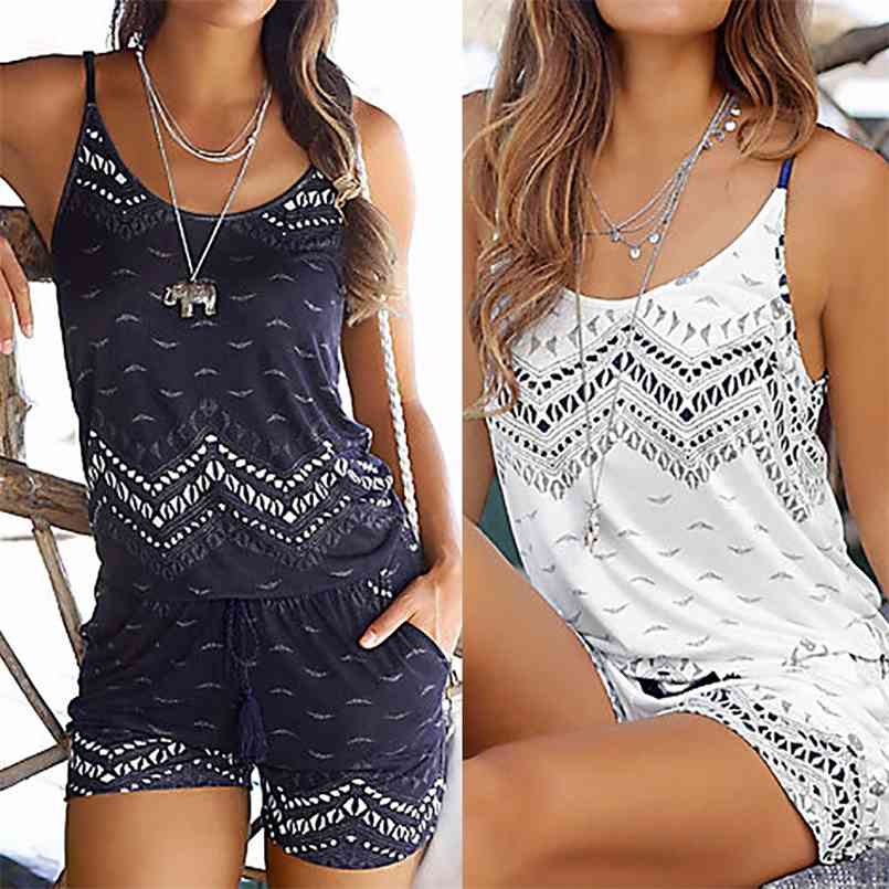 Womens Holiday Strap Off Shoulder Sleeveless Mini Playsuit Ladies Summer Shorts Jumpsuit Wavy Stripe Leisure Beach Dress 210722, White
Womens Holiday Strap Off Shoulder Sleeveless Mini Playsuit Ladies Summer Shorts Jumpsuit Wavy Stripe Leisure Beach Dress 210722, White