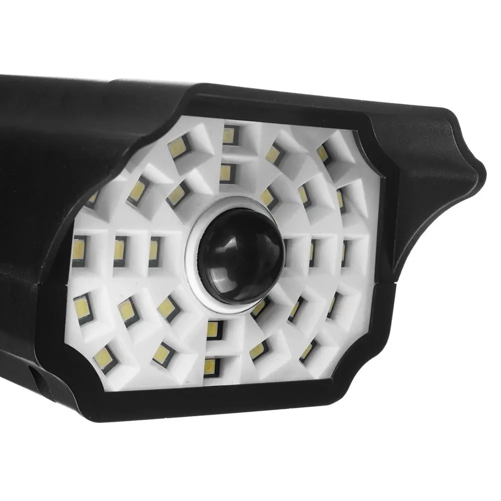 1000LM Solar LED Light Dummy Security Camera PIR Motion Sensor Wall Lamp