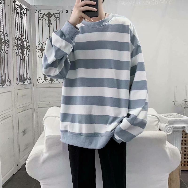 Men's Hoodies & Sweatshirts Striped Sweater Men Korean Style Loose Top Trend Wild Handsome Japanese Round Neck Spring And Autumn Thin Clothe, White
Men's Hoodies & Sweatshirts Striped Sweater Men Korean Style Loose Top Trend Wild Handsome Japanese Round Neck Spring And Autumn Thin Clothe, White