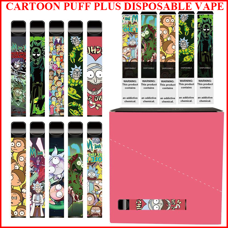 Cartoon Puff Bar Plus Disposable Cigarettes 800Puffs 550mAh Battery Vape Pen .2ml Pods E Cigarette Device Kit
Cartoon Puff Bar Plus Disposable Cigarettes 800Puffs 550mAh Battery Vape Pen .2ml Pods E Cigarette Device Kit