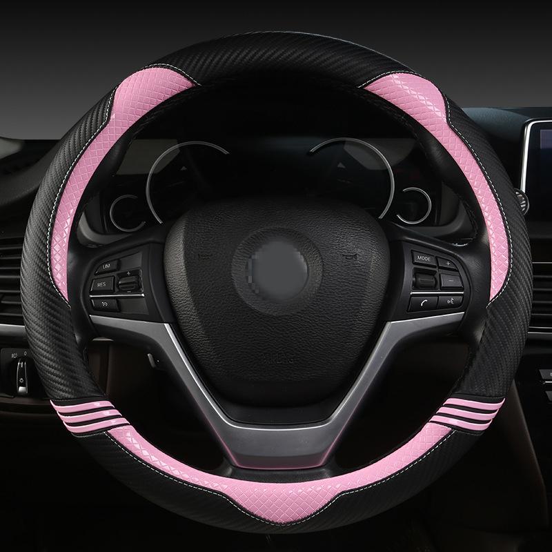 Steering Wheel Covers Carbon Fiber Car Cover Cute Cat Breathable Suitable 37-38cm Universal Anti Slip Auto Decoration
Steering Wheel Covers Carbon Fiber Car Cover Cute Cat Breathable Suitable 37-38cm Universal Anti Slip Auto Decoration