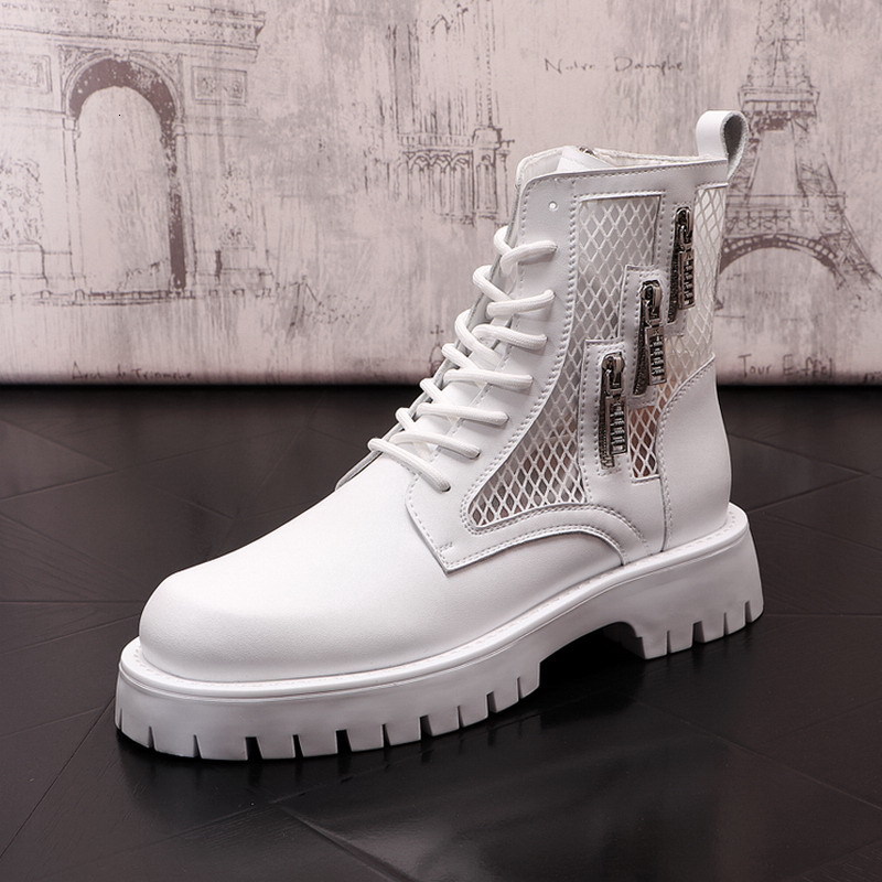 dress shoes vero dos homens botas de tornozelo branco dedo do p redondo malha respirvel trending zip charme lazer sapatos moda rua, Black
dress shoes vero dos homens botas de tornozelo branco dedo do p redondo malha respirvel trending zip charme lazer sapatos moda rua, Black
