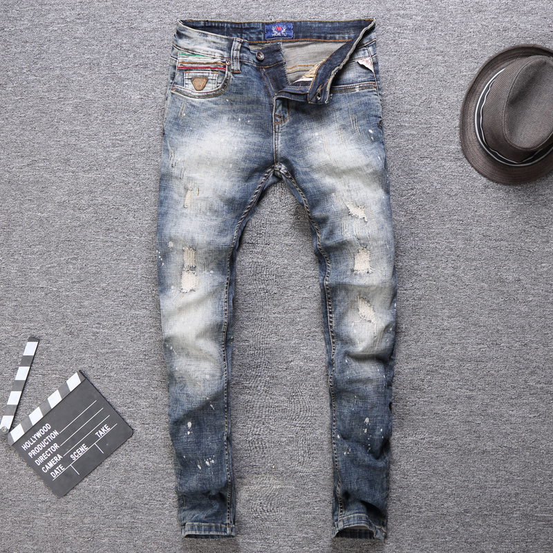 2021 New Fashion Streetwear Retro Wash High Quality Slim Fit Patchwork Ripped Men Paint Designer Hip Hop Jeans Homme G1ws, Retro color
2021 New Fashion Streetwear Retro Wash High Quality Slim Fit Patchwork Ripped Men Paint Designer Hip Hop Jeans Homme G1ws, Retro color
