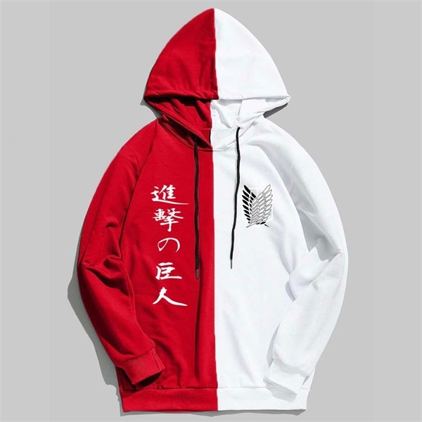 The Giant splice hoodie for the 2020 Summer assault the Liberty Wing Survey soldier commander anime thin hoodie Y0809