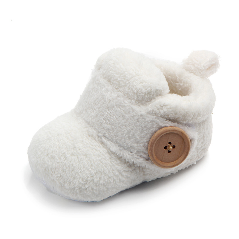 Coral Fleece Newborn crochet Baby booties kids Shoes Warm Infant Baby Girl Boy Shoes For First Walkers Non-slip Toddler Schoenen