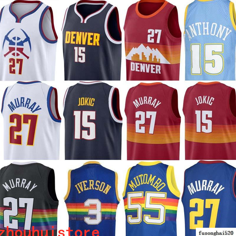 DenverNuggetsBasketball Jersey Nikola Jokics 15 Jamal Murray 27 Michael Allen Iverson 3 Dikembe Mutombo 55 RetroNbajerseys, Black
DenverNuggetsBasketball Jersey Nikola Jokics 15 Jamal Murray 27 Michael Allen Iverson 3 Dikembe Mutombo 55 RetroNbajerseys, Black