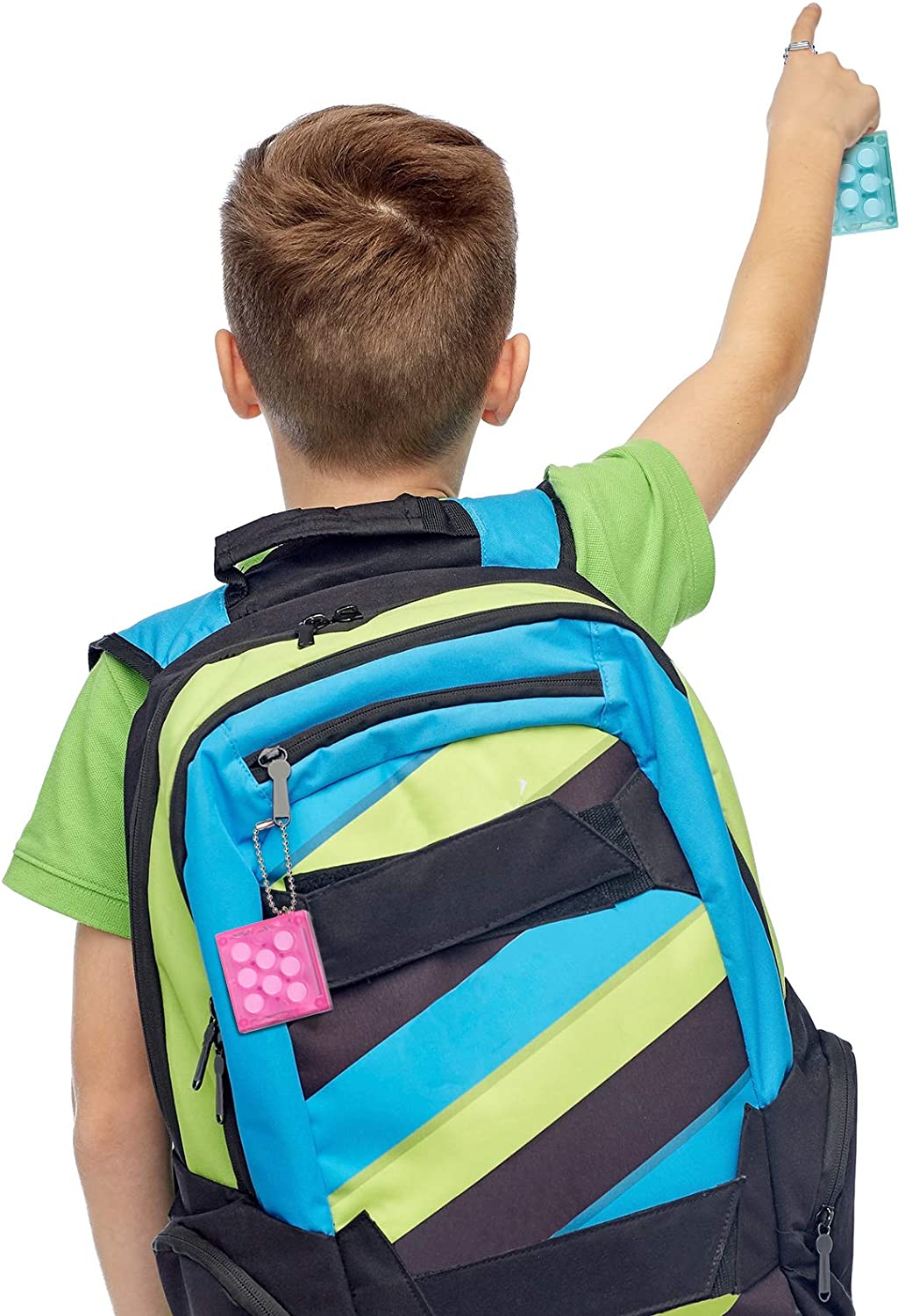 Finger Press Sound Electronics Toy Pop Keychain Bubble Wrap Keyring Infinite Squeeze Decompress Stress-Relieving Toys hand Training Pressure Relieve g