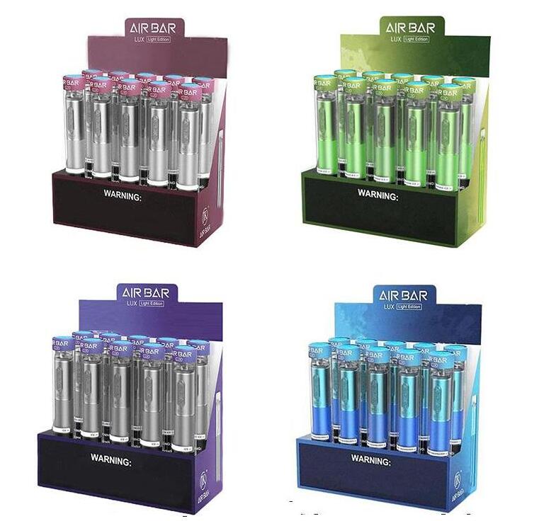 High Quality Air Bar Lux Disposable Vape Pen Pods Device 1000+ Puffs 2.7ml Cartridges Pods 500mah Battery Pre-filled E-Cigarette Vapes
High Quality Air Bar Lux Disposable Vape Pen Pods Device 1000+ Puffs 2.7ml Cartridges Pods 500mah Battery Pre-filled E-Cigarette Vapes