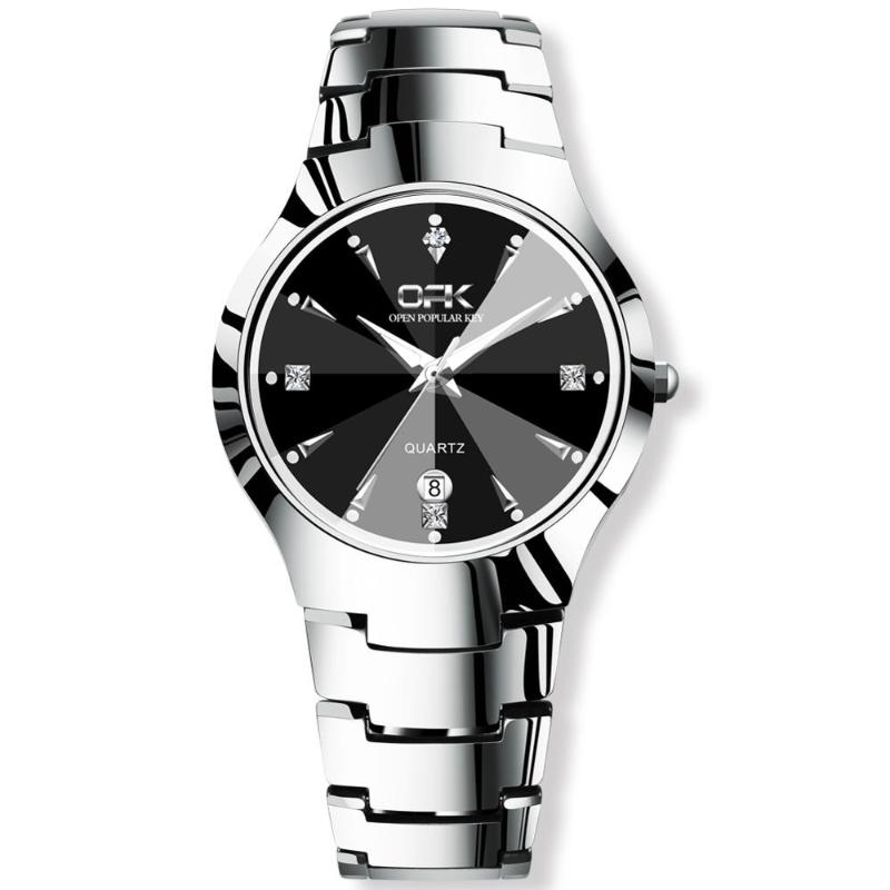 Wristwatches Men's Watch Tungsten Steel Quartz For Man Clock Waterproof Date Business Casual Relogio Masculino, Silver
Wristwatches Men's Watch Tungsten Steel Quartz For Man Clock Waterproof Date Business Casual Relogio Masculino, Silver