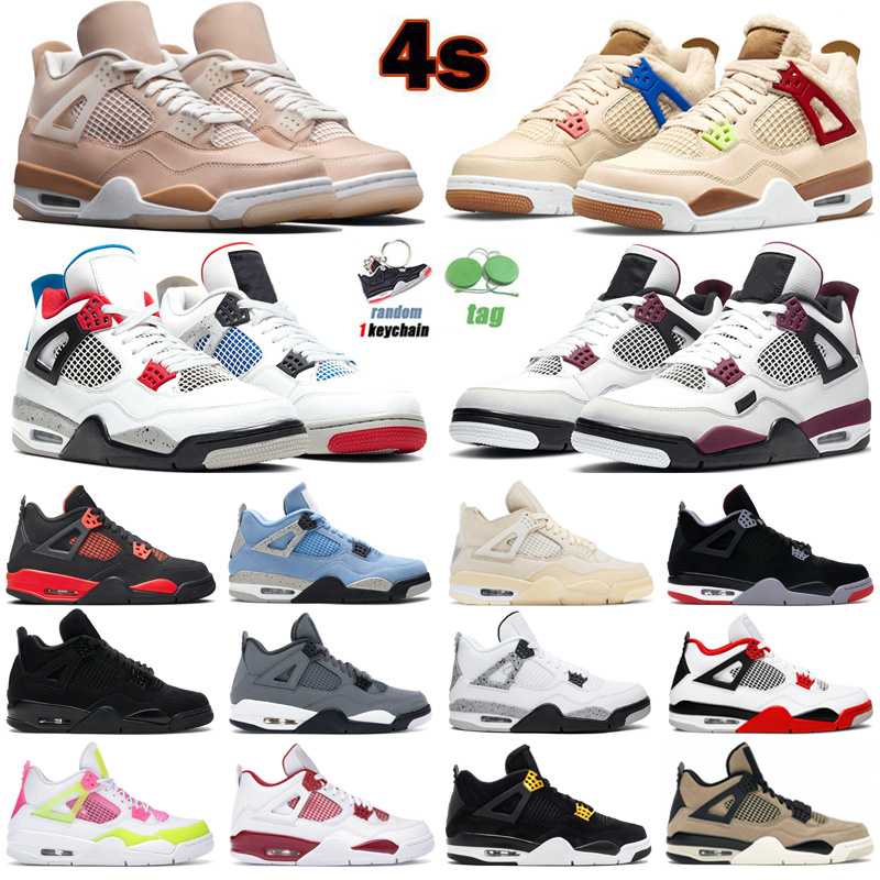 Jordan4s Men Women Basketball Shoes Air Retro Jordan 4 Red Thunder Wild Things Sail University Blue Bred Black Cat Royalty mens trainers sport sneakers, Black purple
Jordan4s Men Women Basketball Shoes Air Retro Jordan 4 Red Thunder Wild Things Sail University Blue Bred Black Cat Royalty mens trainers sport sneakers, Black purple
