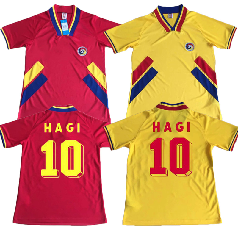 1994 Romania Retro Soccer Jerseys 6 CHIRICHES 10 MAXIM Home Red Road Away Yellow jersey 94 classic Vintage Football Shirt Uniforms, 1994 away
1994 Romania Retro Soccer Jerseys 6 CHIRICHES 10 MAXIM Home Red Road Away Yellow jersey 94 classic Vintage Football Shirt Uniforms, 1994 away