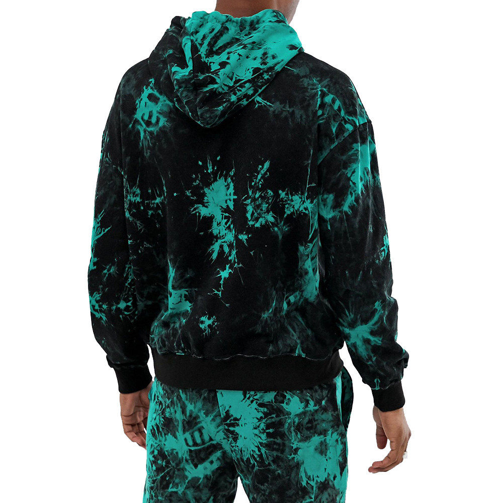 Men's Hoodies Jumper Autumn Male Casual Hoodies Sweatshirts Tie Dyed Print Hoodies Man Sweatshirt Pocket Pullover Hooded 201020