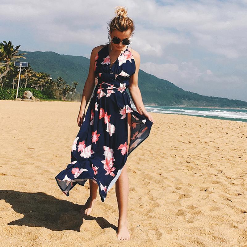 Casual Dresses Nice Beach Sundress Print Summer High Women Dress 2021 V Neck Long Maxi Floral Fashion Size Waist Female Sleeveless Dresse, 7712-2
Casual Dresses Nice Beach Sundress Print Summer High Women Dress 2021 V Neck Long Maxi Floral Fashion Size Waist Female Sleeveless Dresse, 7712-2