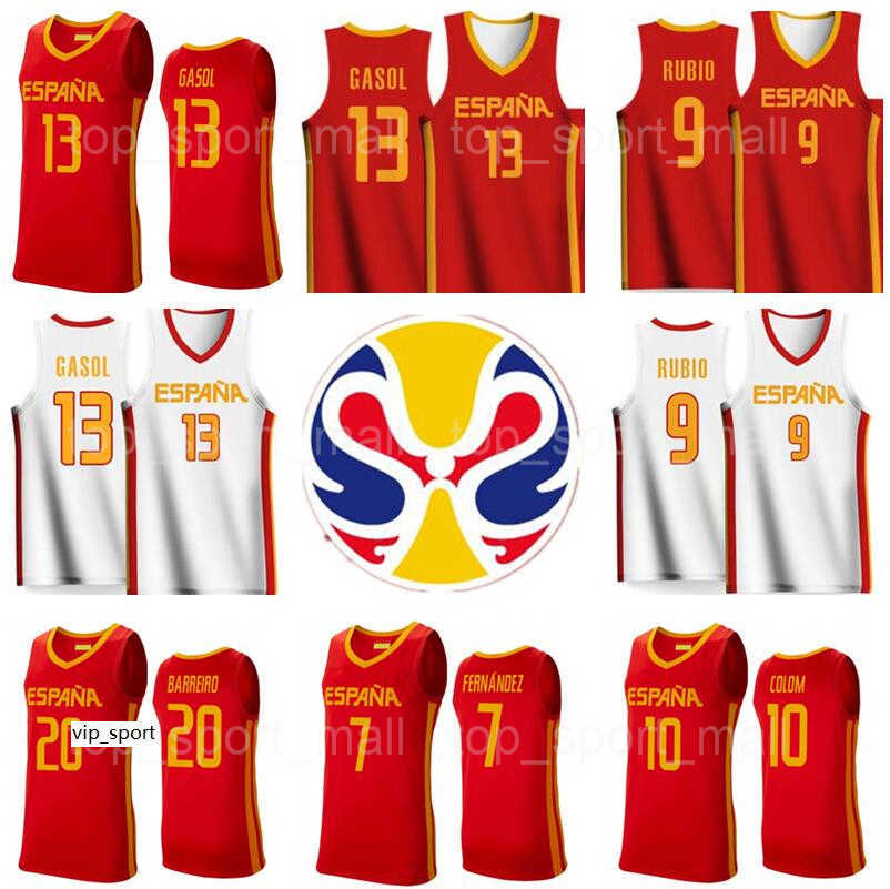 2019 World Cup Basketball Spain Team Espana Jerseys 10 Victor Claver 1 Quino Colom 18 Pierre Oriola 22 Xavier Rabaseda Sergio LLULL Beiran, White with world cup patch
2019 World Cup Basketball Spain Team Espana Jerseys 10 Victor Claver 1 Quino Colom 18 Pierre Oriola 22 Xavier Rabaseda Sergio LLULL Beiran, White with world cup patch