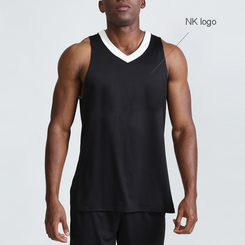 Summer 2021 Fashion V-neck quick-dry training sports loose men's top running basketball uniform bodybulding fitness vest men, As picture2
Summer 2021 Fashion V-neck quick-dry training sports loose men's top running basketball uniform bodybulding fitness vest men, As picture2
