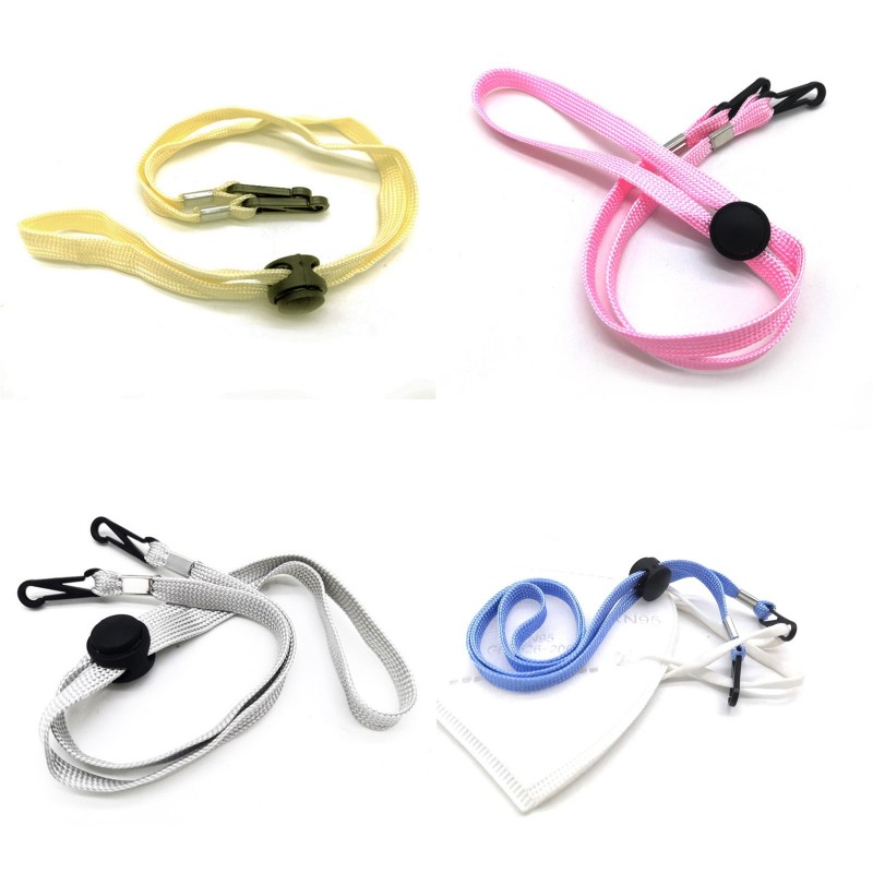 Face Mask Lanyard Adjustable Length Mask Strap Handy Convenient Safety Mask Holder Hanger Sanitary Masks Strap Extenders Around Neck 932 B3
Face Mask Lanyard Adjustable Length Mask Strap Handy Convenient Safety Mask Holder Hanger Sanitary Masks Strap Extenders Around Neck 932 B3