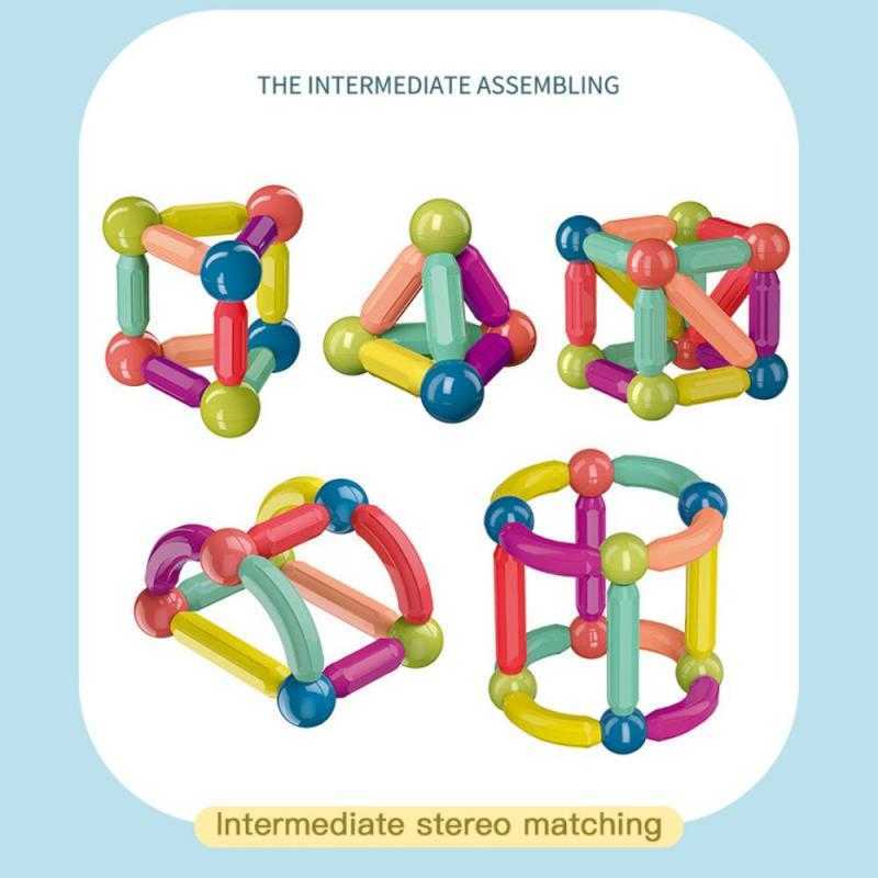 64PCS Big Size Assembling Magnetic Building Blocks Children Variety Magnetic Toy Bricks Inserting Rod Kids Early Education Toys Q0723
64PCS Big Size Assembling Magnetic Building Blocks Children Variety Magnetic Toy Bricks Inserting Rod Kids Early Education Toys Q0723