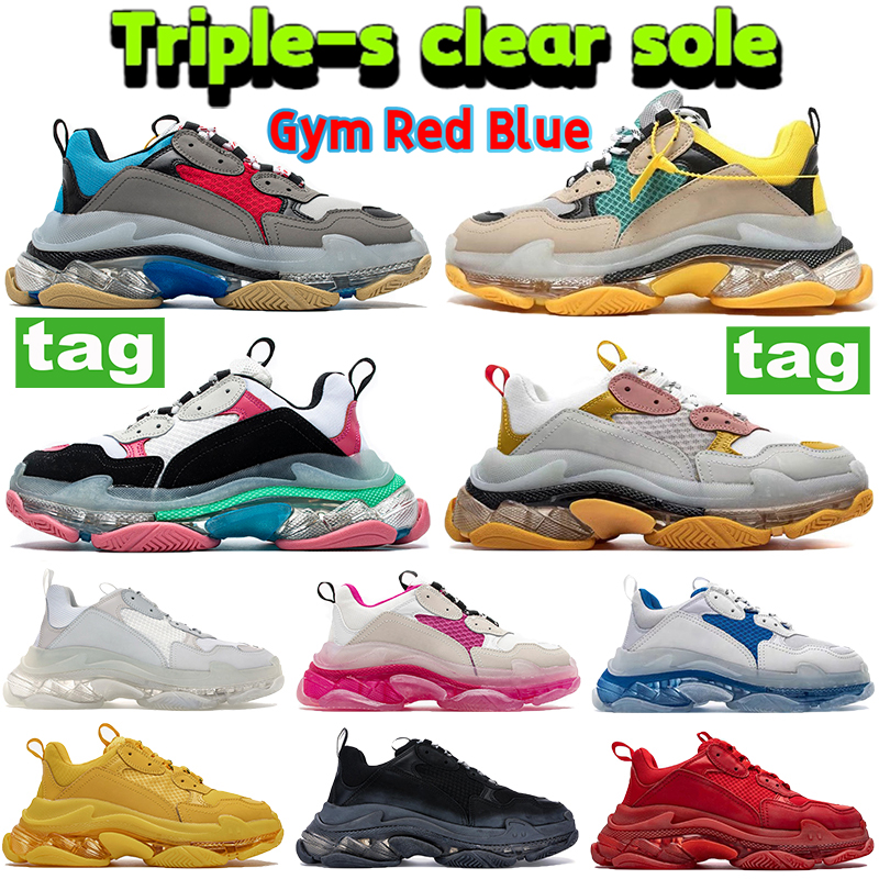 2022 Fashion paris triple-s Clear Sole Casual shoes Grey Red Blue black white beige designer mens sneaker green yellow light pink grey men women platform sneakers, Bubble wrap packaging
2022 Fashion paris triple-s Clear Sole Casual shoes Grey Red Blue black white beige designer mens sneaker green yellow light pink grey men women platform sneakers, Bubble wrap packaging