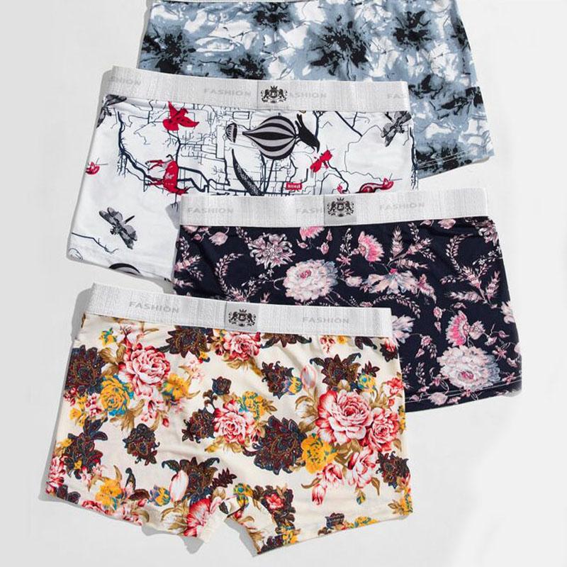 Underpants 4Pcs/Lot Men Printed Breathable Comfortable Underwear Ice Silk Man Elastic Shorts Male Soft Boxers Mens Panties 
Underpants 4Pcs/Lot Men Printed Breathable Comfortable Underwear Ice Silk Man Elastic Shorts Male Soft Boxers Mens Panties