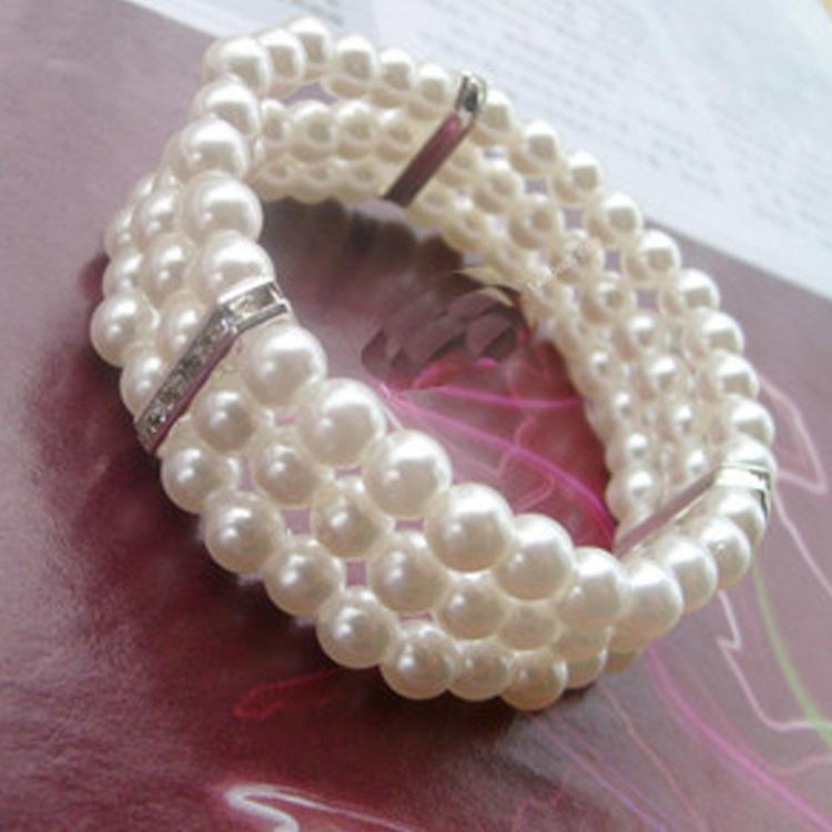 Charm Bracelets Fashion Elasticity Bracelet Simulated Pearl Multilayer Beaded Wide Cuff Bangles For Women 2021 Jewelry, Golden;silver
Charm Bracelets Fashion Elasticity Bracelet Simulated Pearl Multilayer Beaded Wide Cuff Bangles For Women 2021 Jewelry, Golden;silver