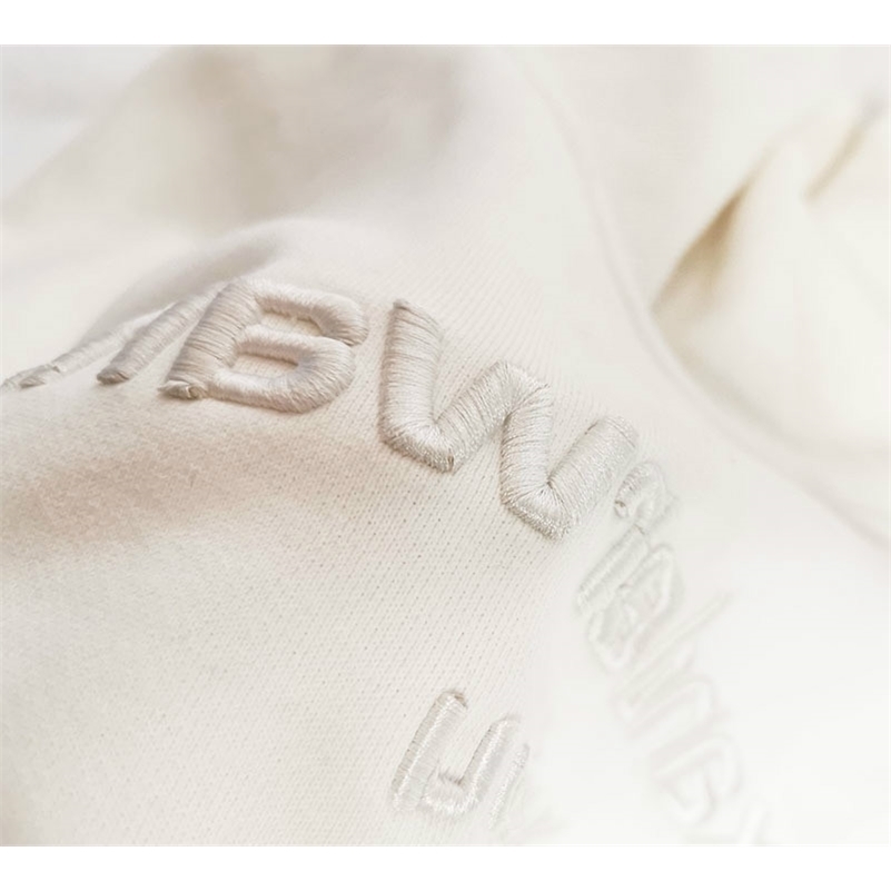 AAW033 New Vintage Loose Letter Embroidery Short Crop top Turtleneck Hoodies Women Tide Sweatshirts A2 201209